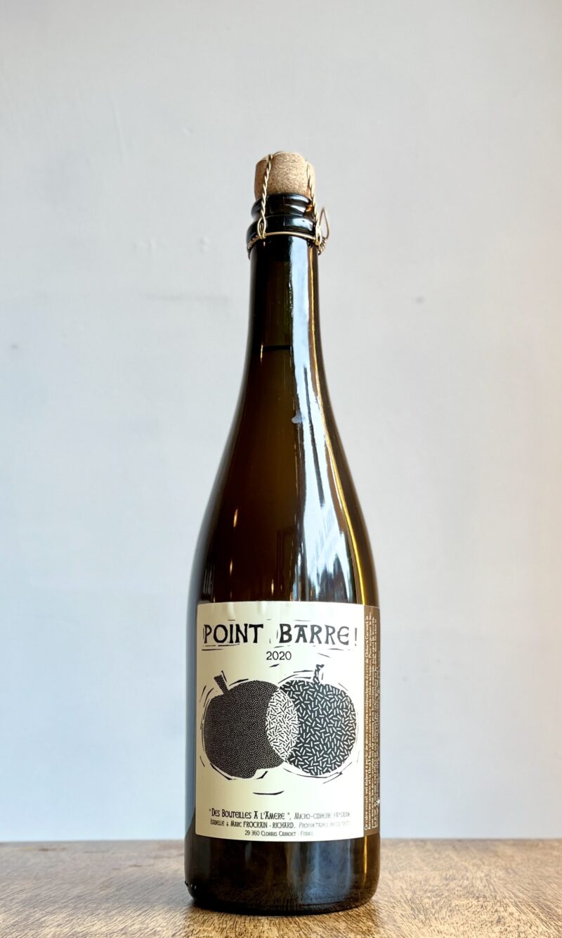 Des Bouteilles a l’Amere ‘Point Barre’ Brut 2020