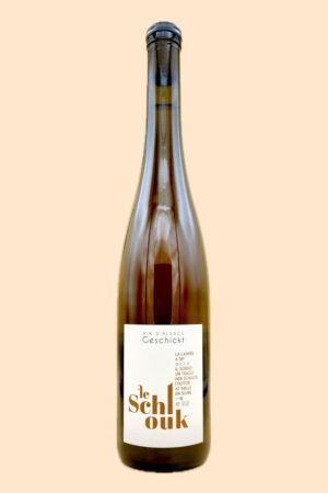 Domaine Geschickt 'Le Schlouk' 2021 Riesling Gewurtztraminer oranje wijn biodynamisch