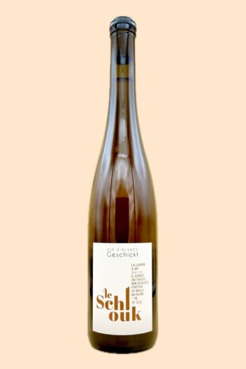 Domaine Geschickt 'Le Schlouk' 2021 Riesling Gewurtztraminer oranje wijn biodynamisch