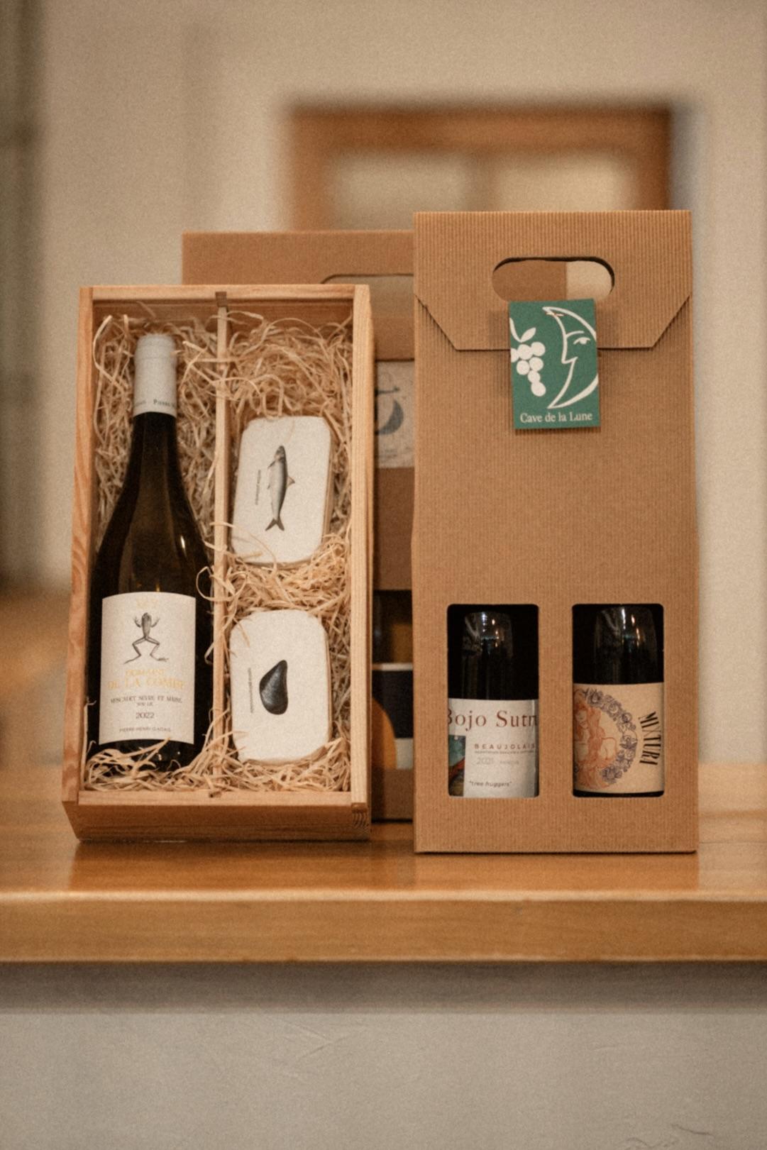 Kerstgeschenk relatiegeschenk wijnpakket proefpakket wijnbox biologische wijnen biodynamische wijnen natuurwijnen