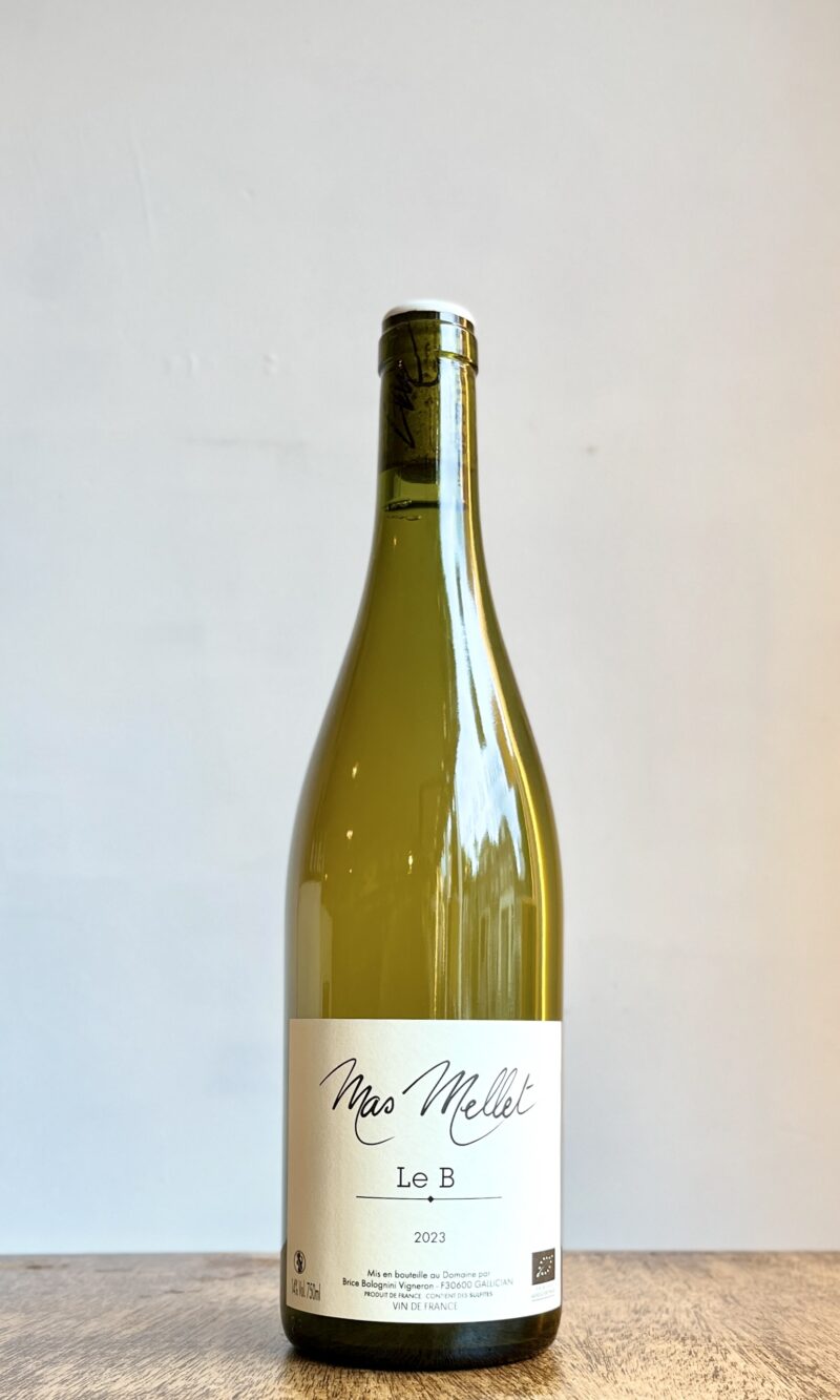 Mas Mellet 'Le B' 2023 Viognier Roussanne Vermentino Biodynamisch Biologisch